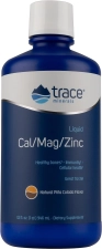 Trace Minerals Liquid Calcium Magnesium Zinc Supplement with Vitamin D3 - Piña Colada Flavor | Supports Tissue, Muscle, Bone Density | 64 Servings, 32 fl oz
