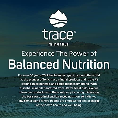 Trace Minerals ConcenTrace Drops | Ionic Liquid Minerals | Magnesium, Chloride, Potassium | Energy & Hydration | 24-Day Supply | 2 fl oz