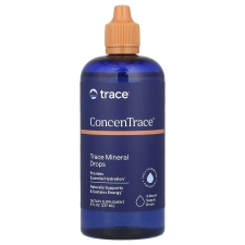 Trace Minerals ConcenTrace Drops | Full Spectrum Ionic Minerals | Liquid Magnesium, Chloride, Potassium | Energy, Electrolytes | 96 Day Supply