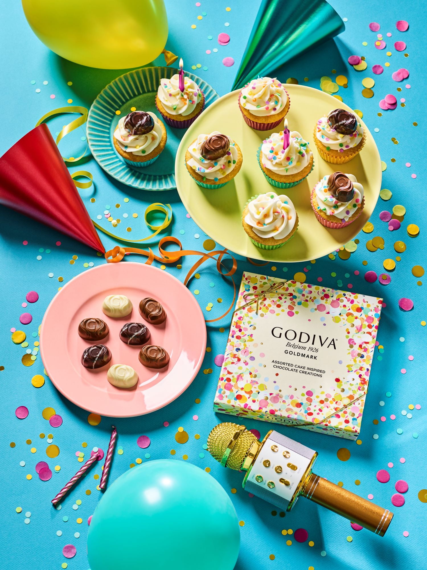 Godiva Goldmark Assorted Cake-Inspired Chocolate Creations, 9 Pieces 3.8 oz