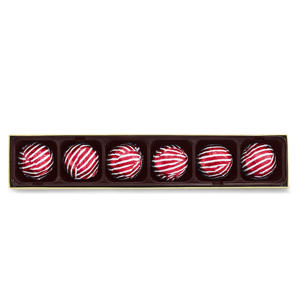 Godiva Limited Edition Godiva Candy Cane Truffle Flight - 6 Piece Pack
