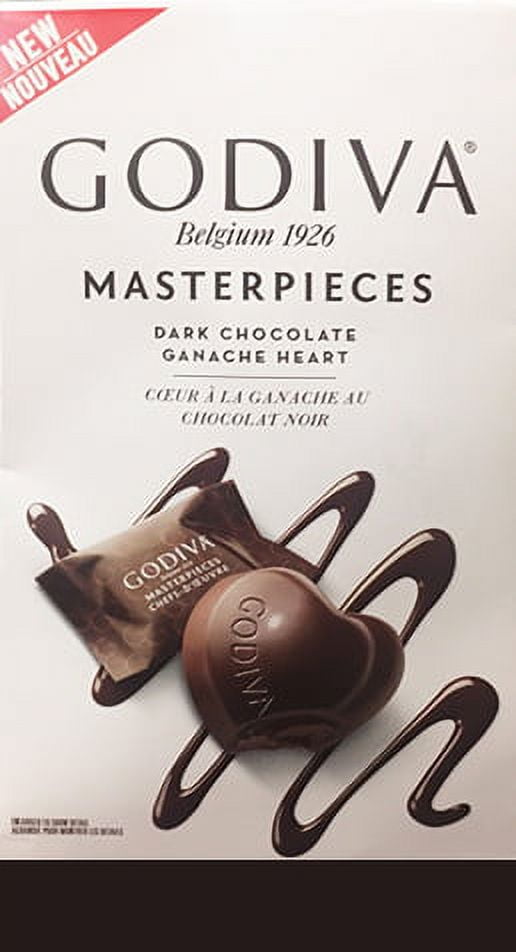 Godiva Dark Heart Masterpiece Bag - 4.9 Oz: Indulgent Chocolate Treat