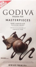 Godiva Dark Heart Masterpiece Bag - 4.9 Oz: Indulgent Chocolate Treat