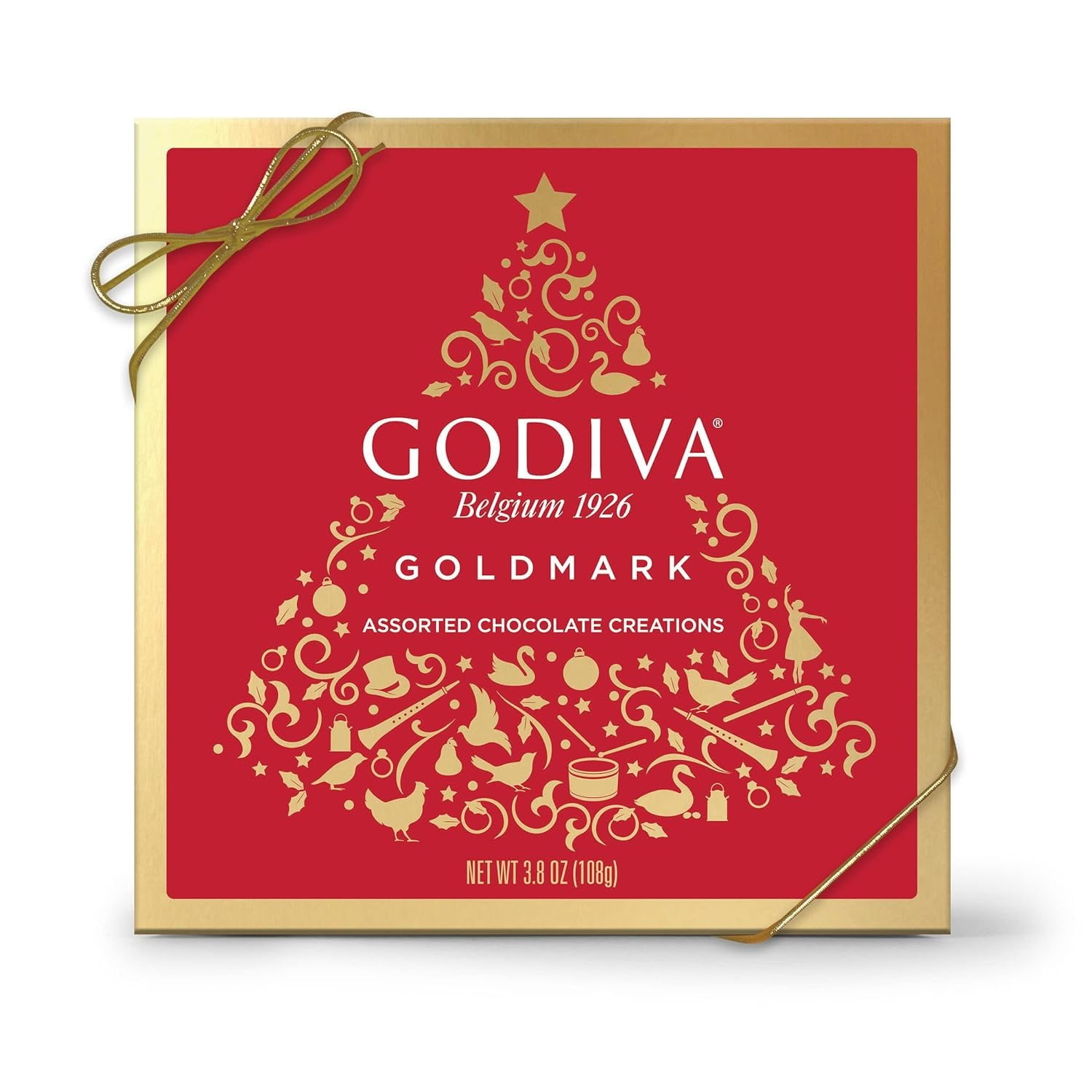 Godiva 9-Piece Holiday Goldmark Assorted Chocolate Gift Box