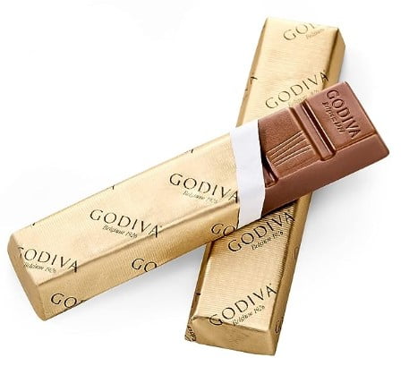 Godiva Salted Caramel Milk Chocolate Mini Bars, 8-Pack, 3.1 oz
