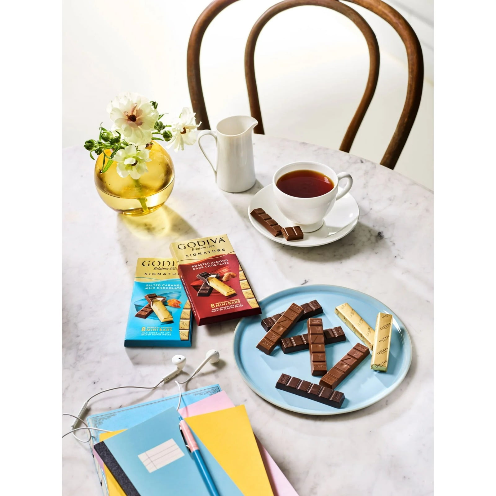 Godiva Signature Dark Chocolate Mini Bars 2-Pack, 3.1 oz each