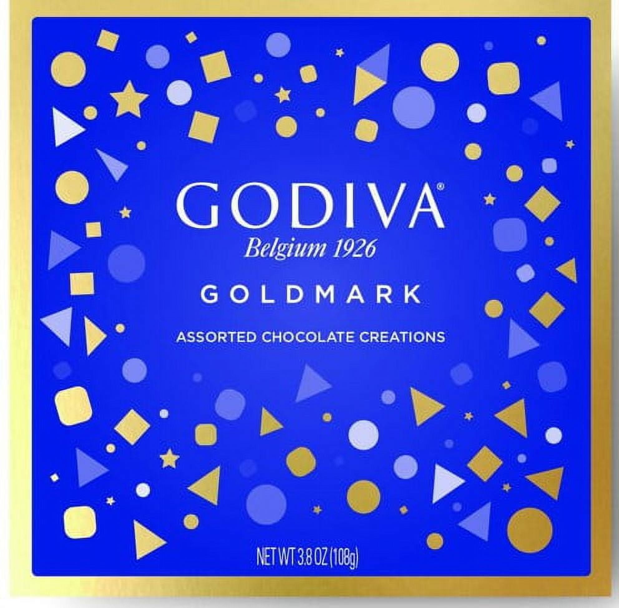 Godiva Goldmark Assorted Chocolate Snack Bites, 3.8 oz, 9 Pieces in Box