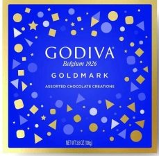 Godiva Goldmark Assorted Chocolate Snack Bites, 3.8 oz, 9 Pieces in Box