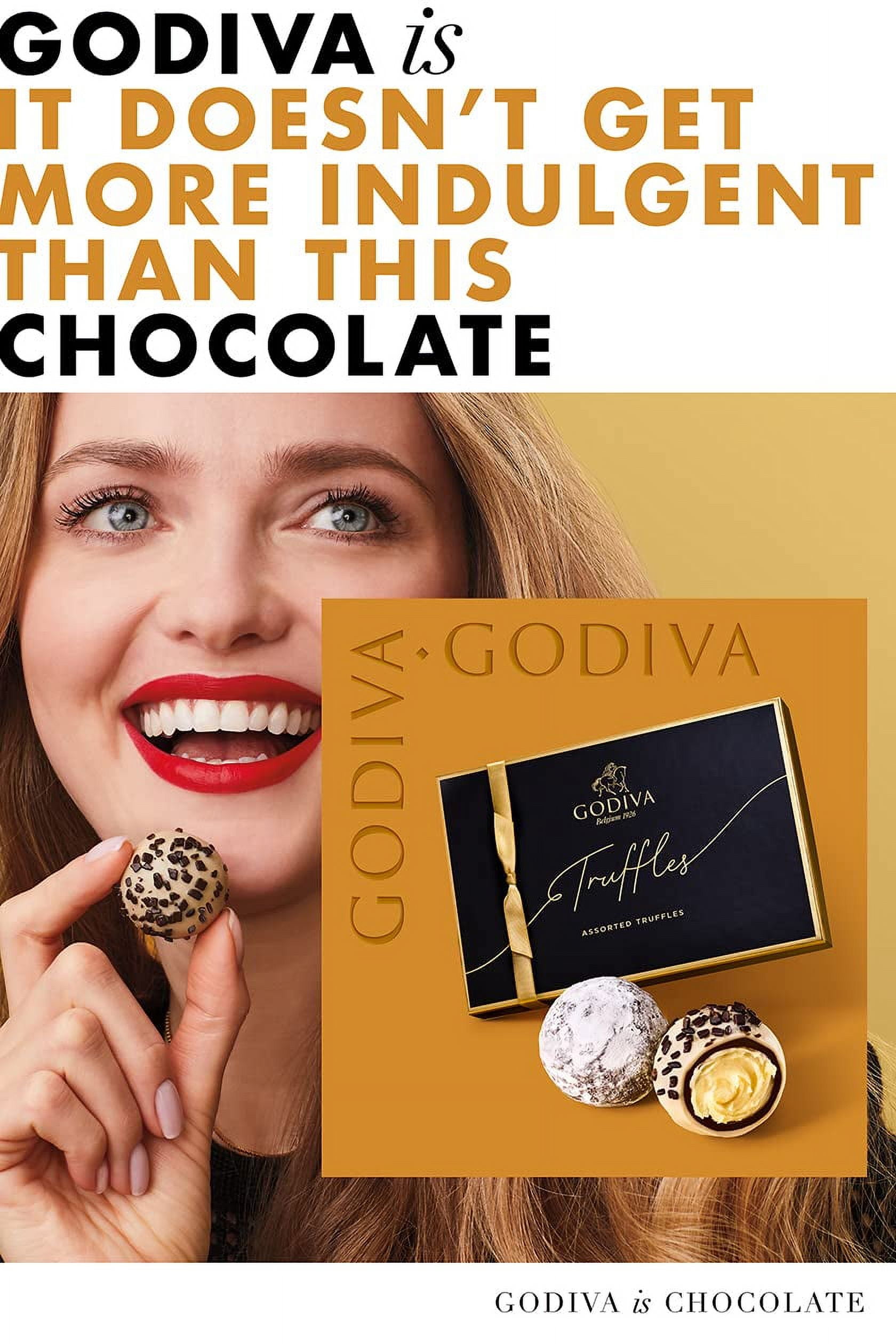 Godiva 12-Piece Signature Chocolate Truffles Gift Box