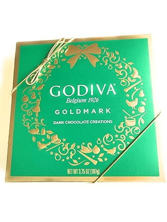 Godiva Holiday Goldmark Gift Box - 3.75 Oz: Festive Indulgence