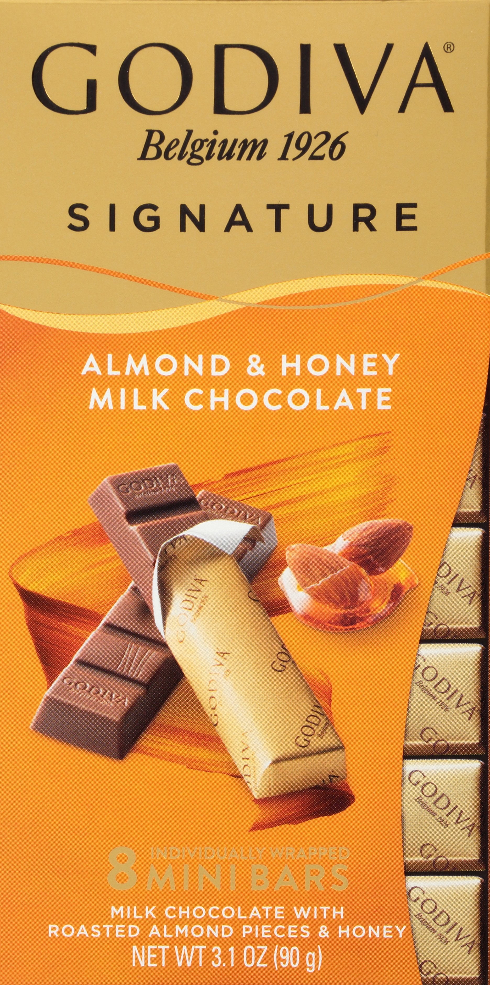 Godiva Almond & Honey Milk Chocolate Mini Bar 12-Ct. (8 pc. each)