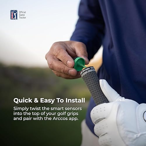 Arccos Smart Sensors: Golf Game Tracking System with A.I. GPS Rangefinder