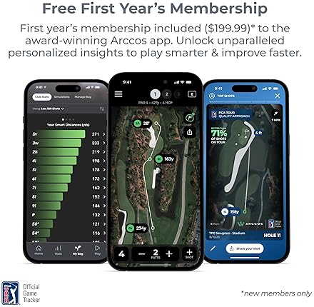 Arccos Smart Sensors: Golf Game Tracking System with A.I. GPS Rangefinder