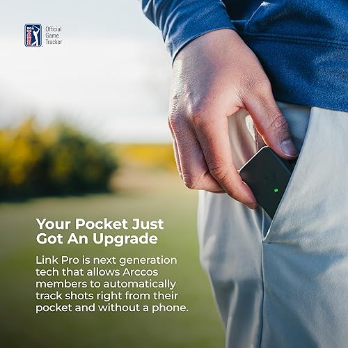 Arccos Link: Phone-Free Golf Game Tracking, Works with Smart Sensors & Grips