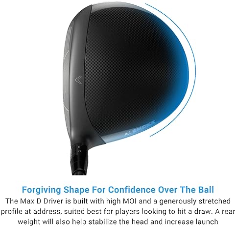 Callaway Golf Paradym AI Smoke Max Draw Driver - Enhanced Performance for Maximum Distance