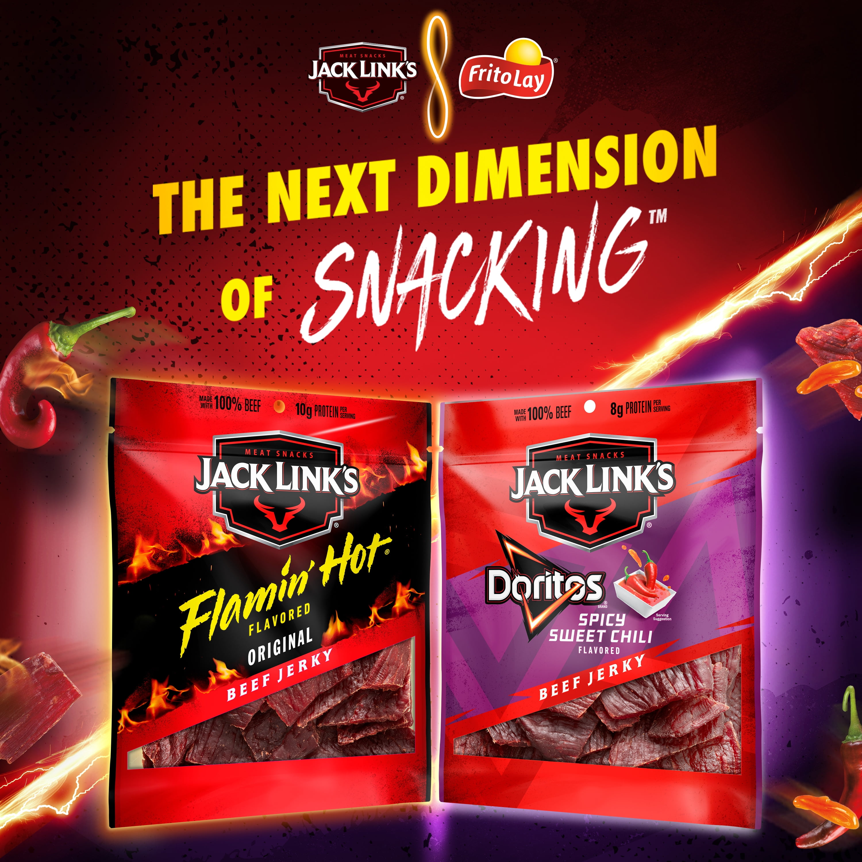 Jack Link’s Doritos Spicy Sweet Chili Beef Jerky, 2.65 oz