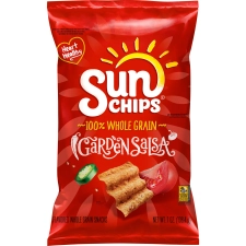 SunChips Garden Salsa Whole Grain Snacks 7 oz Bag - Healthy Snack Option