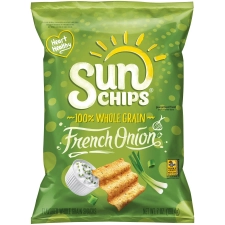 SunChips French Onion Flavored Whole Grain Snacks, 7 oz. Bag