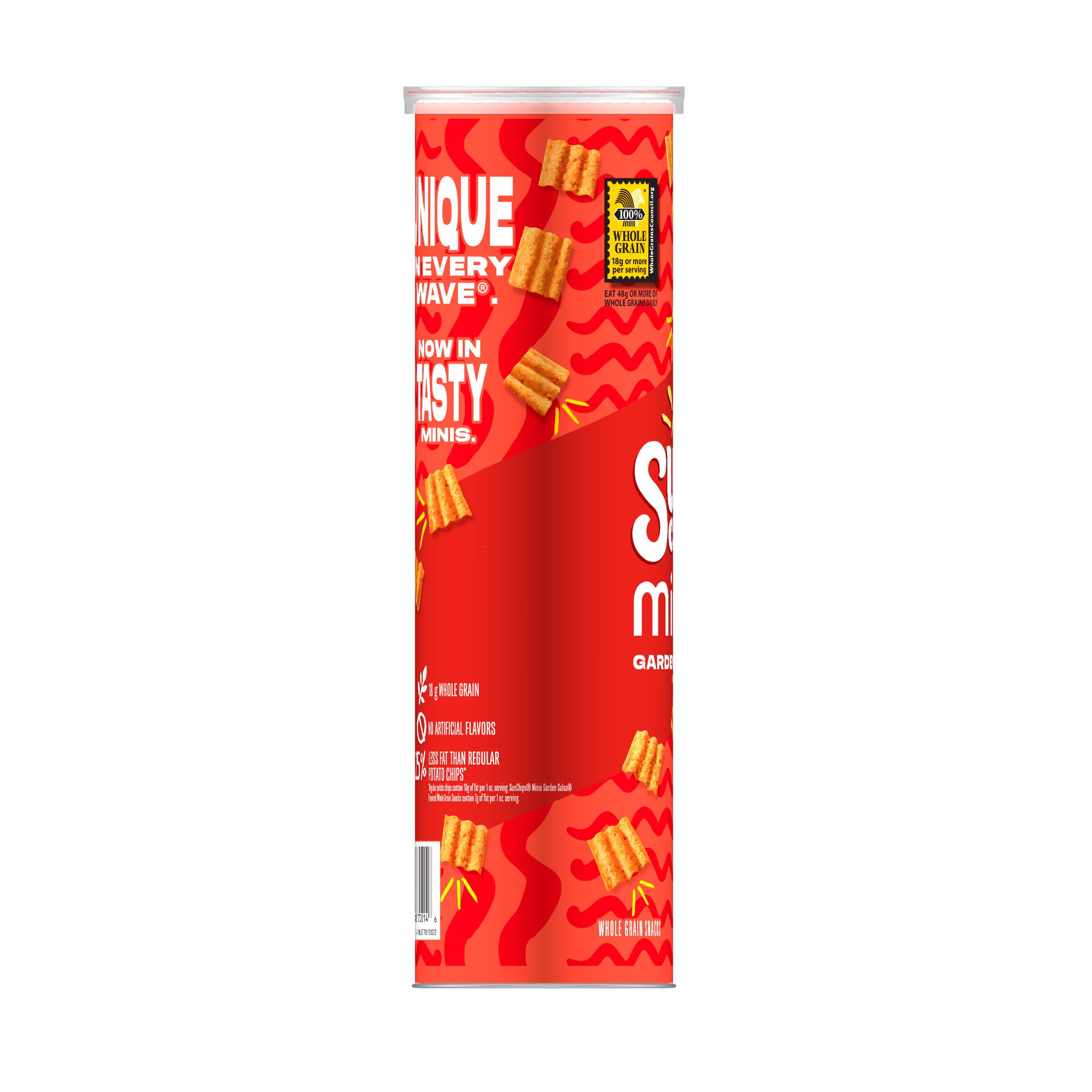 SunChips Minis Garden Salsa Canister, 3.75 oz - Delicious Snack