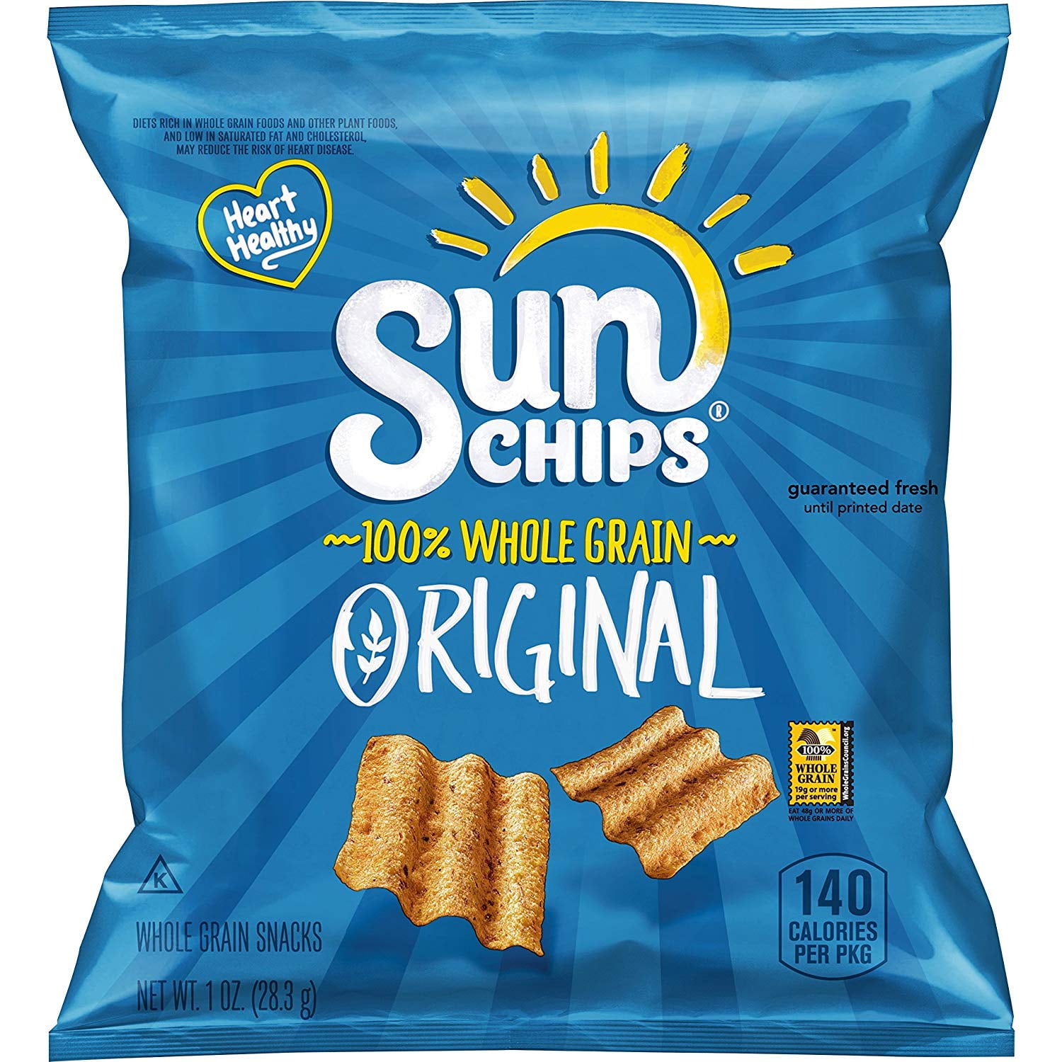 SunChips Multigrain Chips Variety Pack, 1 oz Bags, 40-Count Bundle