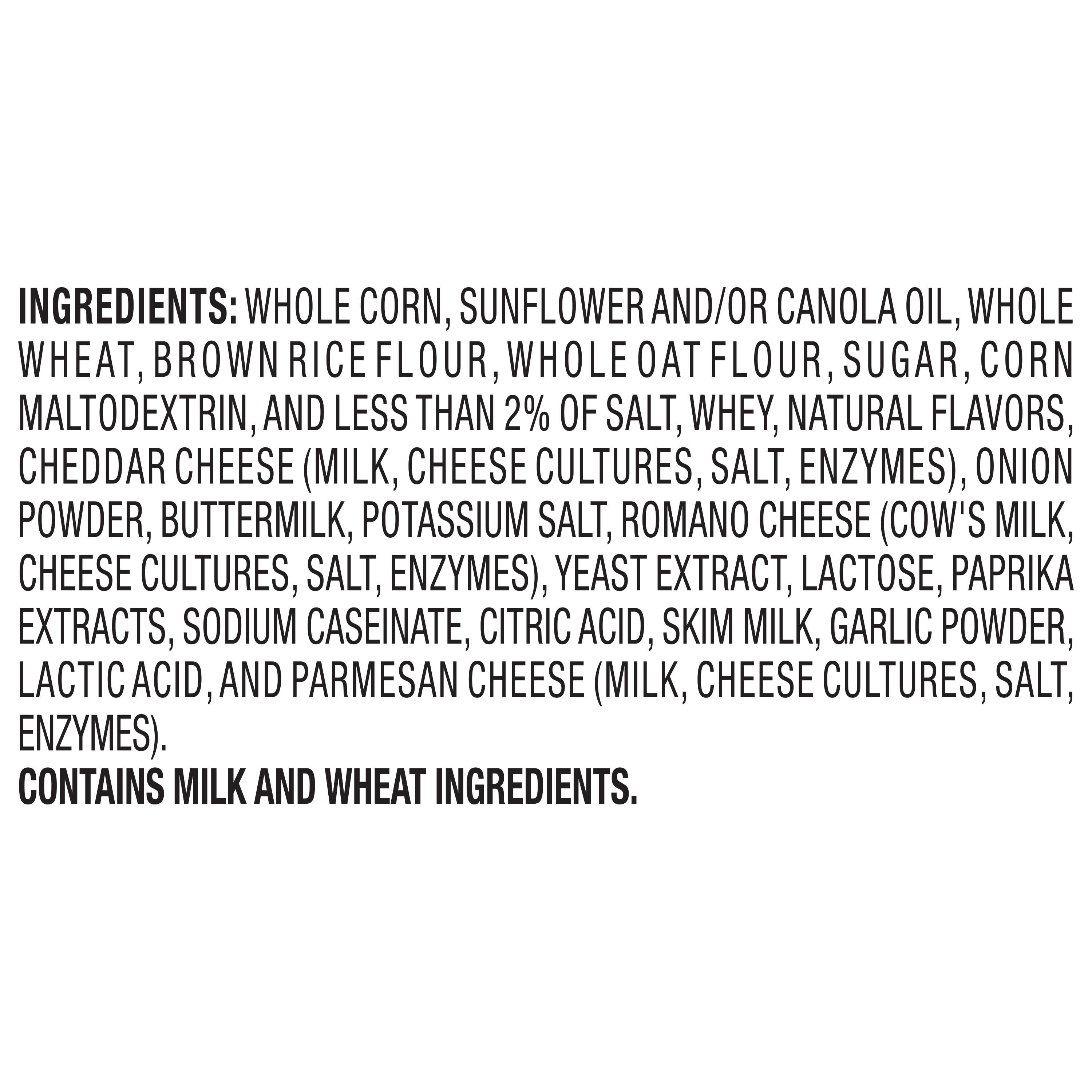 SunChips Harvest Cheddar Snack Chips, 2.5 oz Bag - Whole Grain Snacks