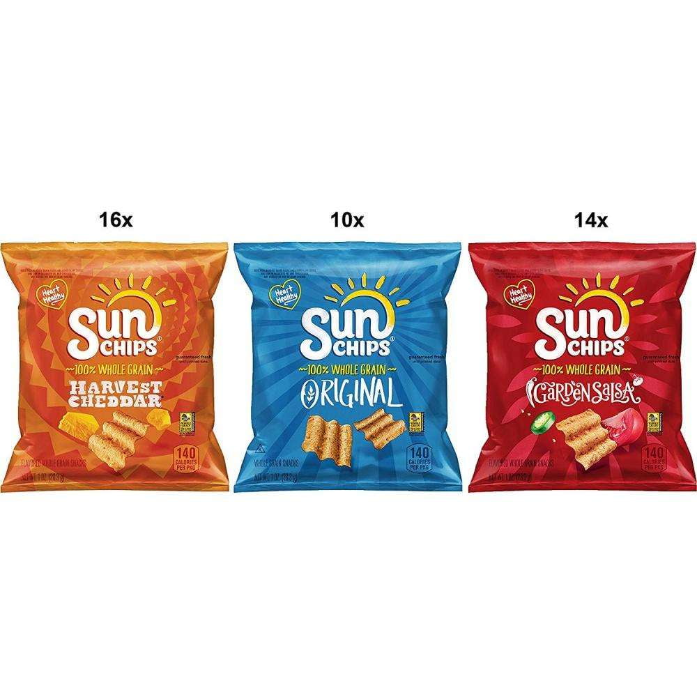 SunChips Multigrain Chips Variety Pack - 40 Count, 1 oz Bags