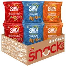 SunChips Multigrain Snacks Variety Pack - 40 x 1oz Bags
