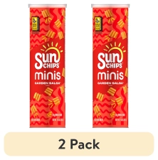 SunChips Minis Garden Salsa Flavored Canister, 3.75 oz (2 Pack)