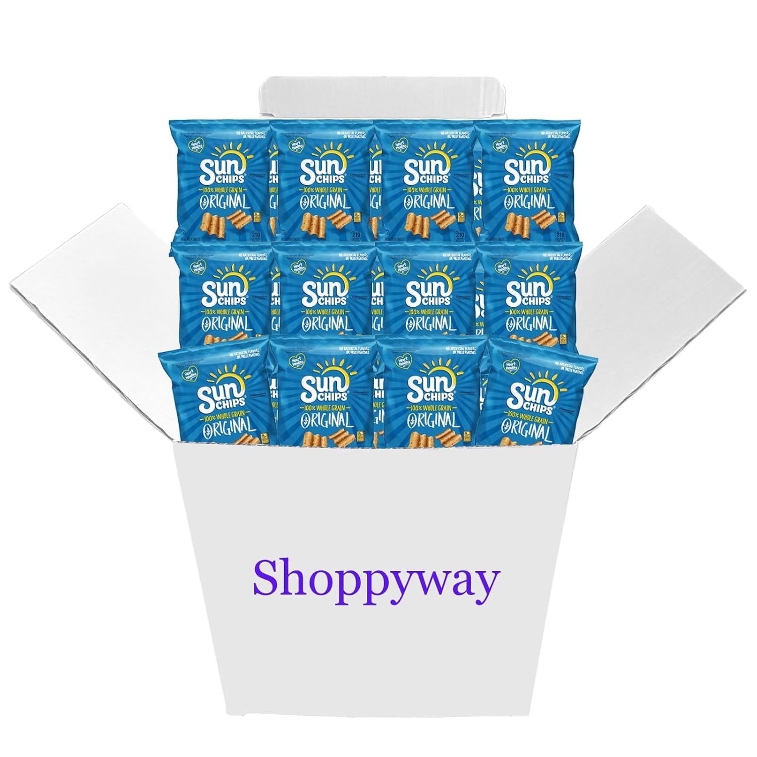 SunChips Original Multigrain Snack 1.5 oz Bags 12-Pack