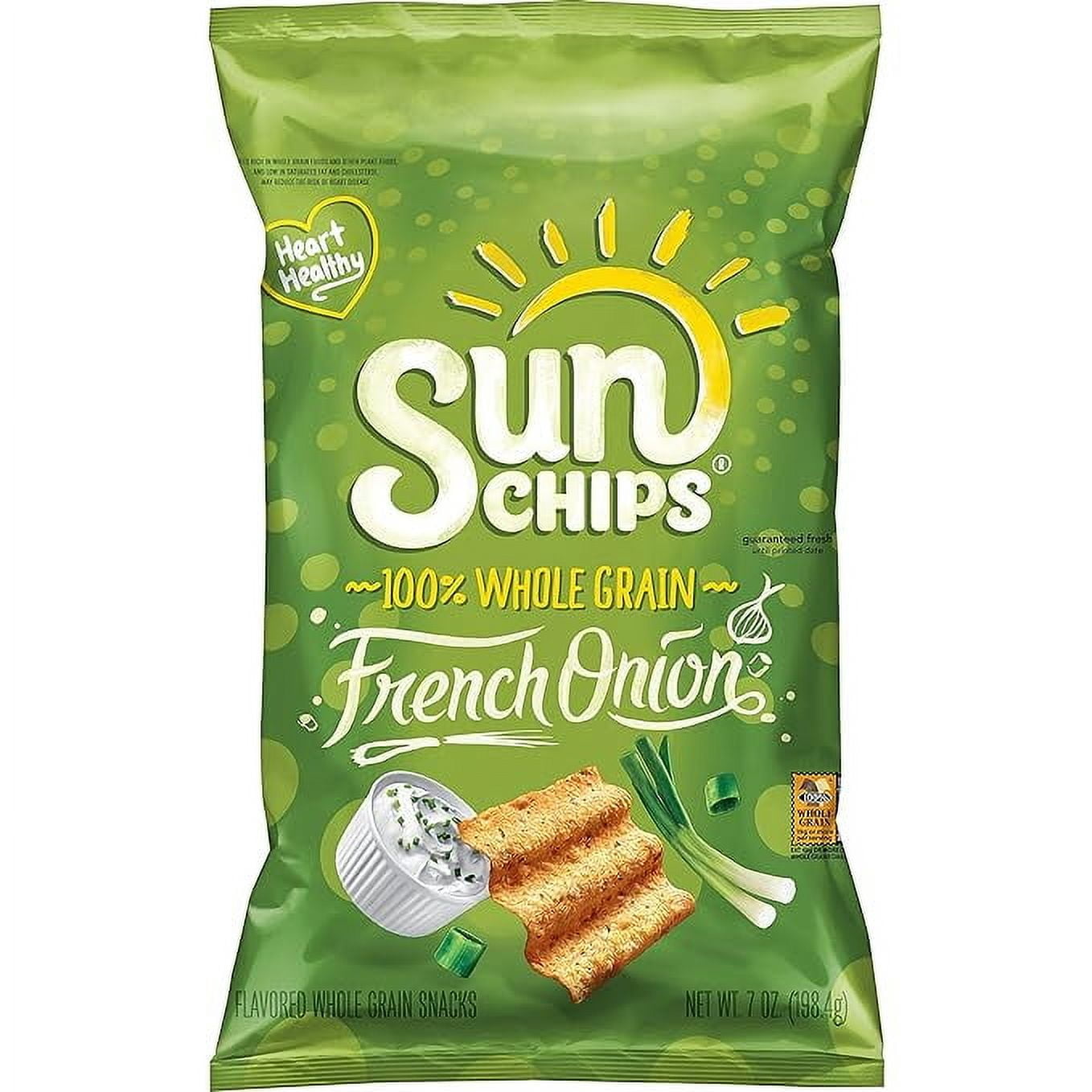 SunChips French Onion Multigrain Snacks, 7 Oz - Delicious & Healthy Option