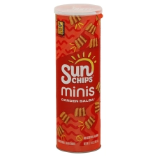 SunChips Minis Whole Grain Snacks - Garden Salsa, 2-Pack, 3.75 oz"
