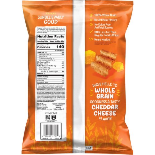 SunChips Harvest Cheddar Whole Grain Snack
