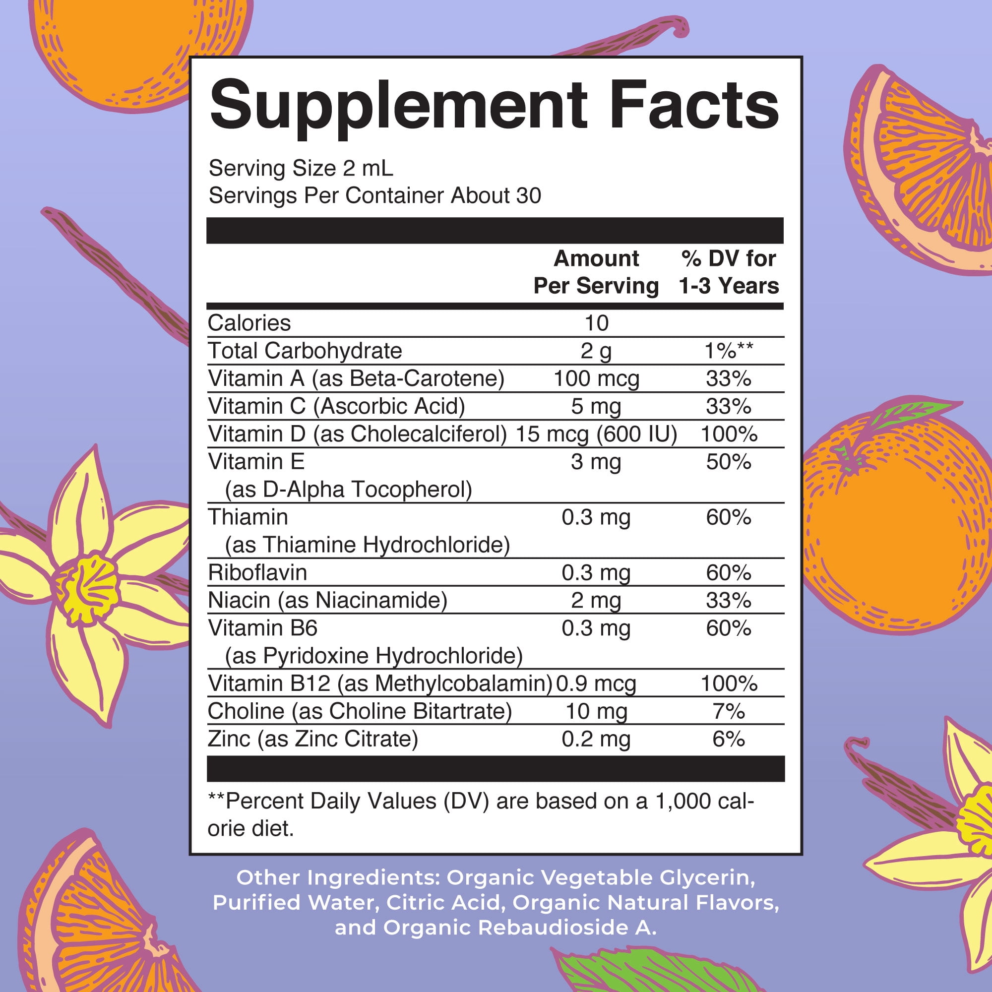 MaryRuth's Organic Kids Multivitamin Drops for Immune Support, 2 fl oz - Unisex
