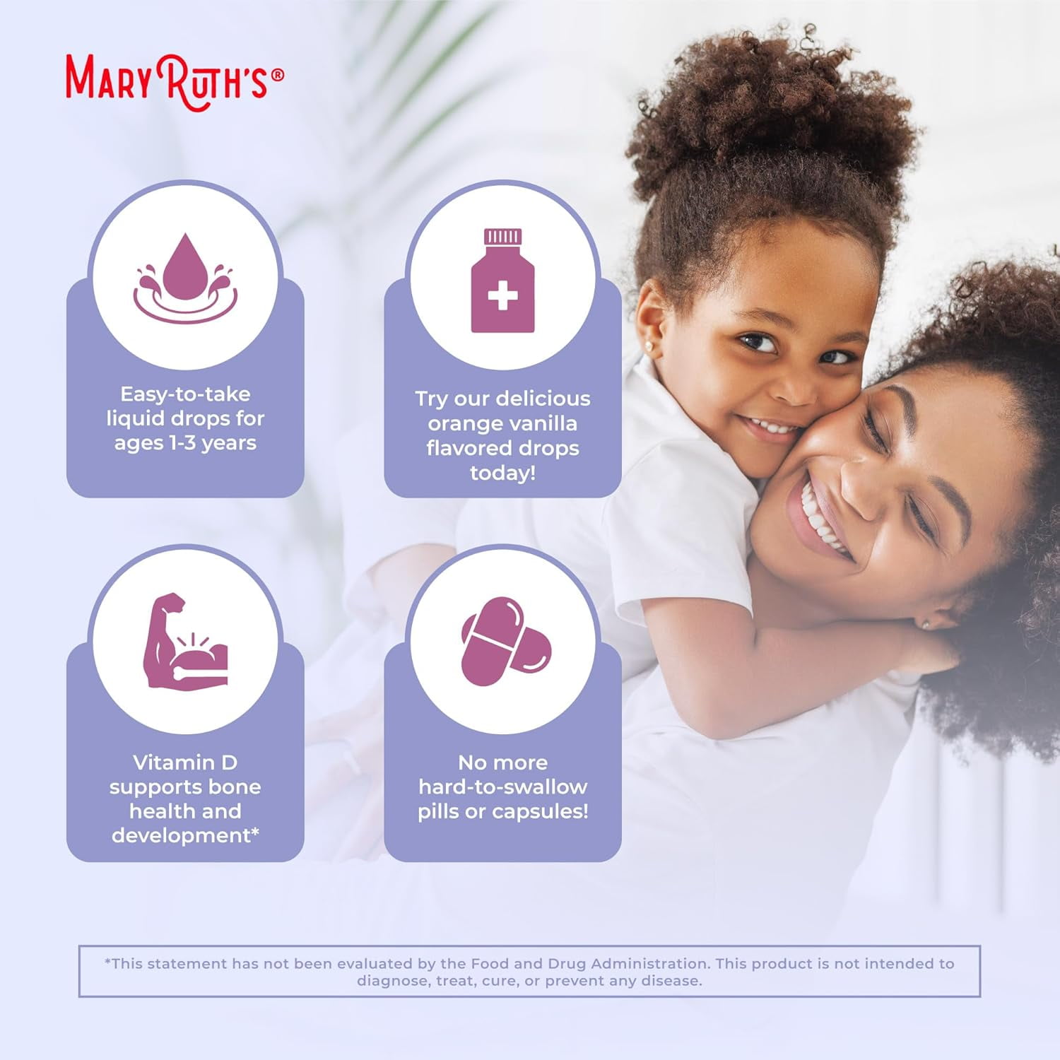 MaryRuth's Organic Kids Multivitamin Drops for Immune Support, 2 fl oz - Unisex