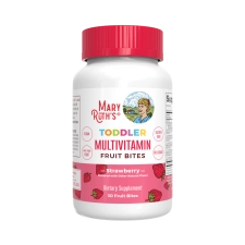 MaryRuth's Organic Vegan Strawberry Toddler Multivitamin Gummies for Kids, 30 Count