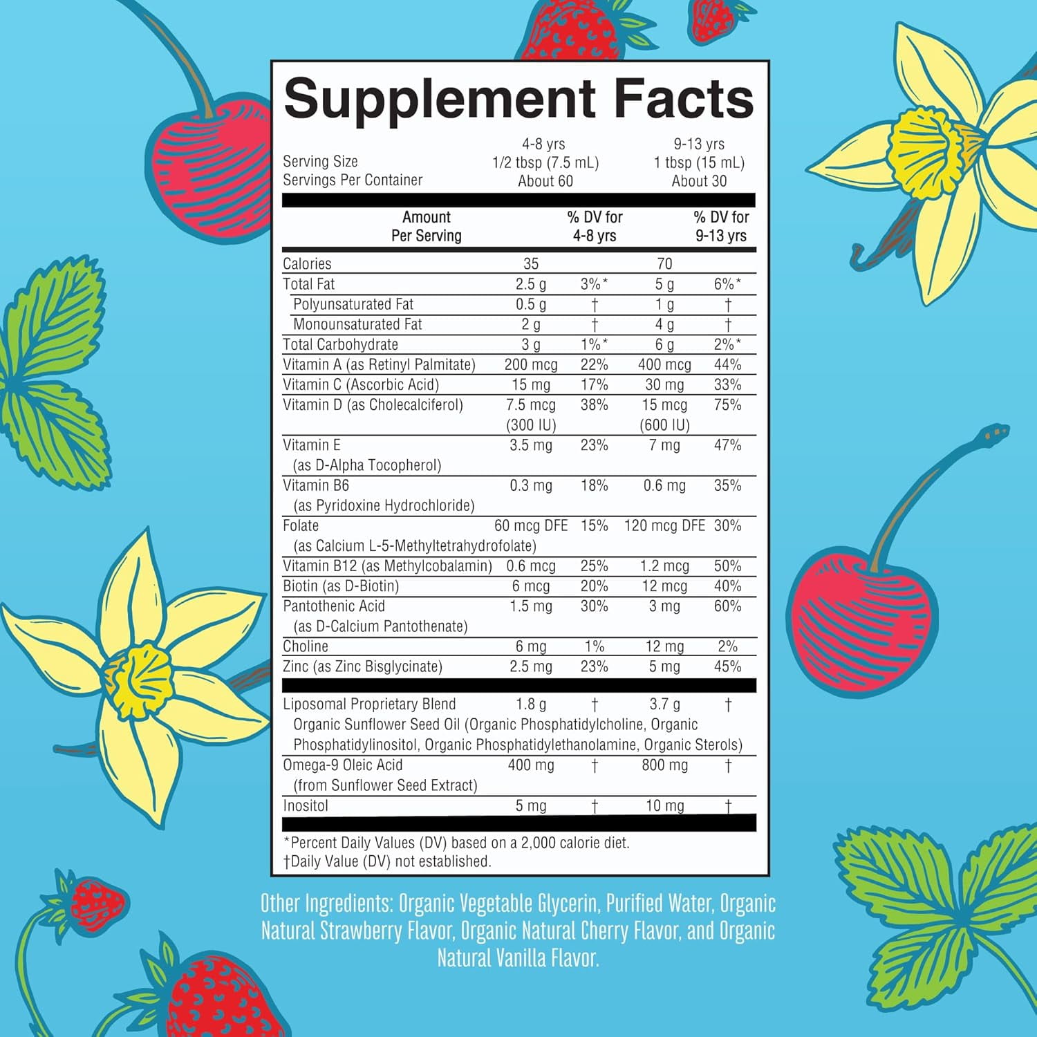 MaryRuth's Kids Sugar-Free Multivitamin Gummies 2-Month Supply, Ages 2+, Vegan, 60 Count