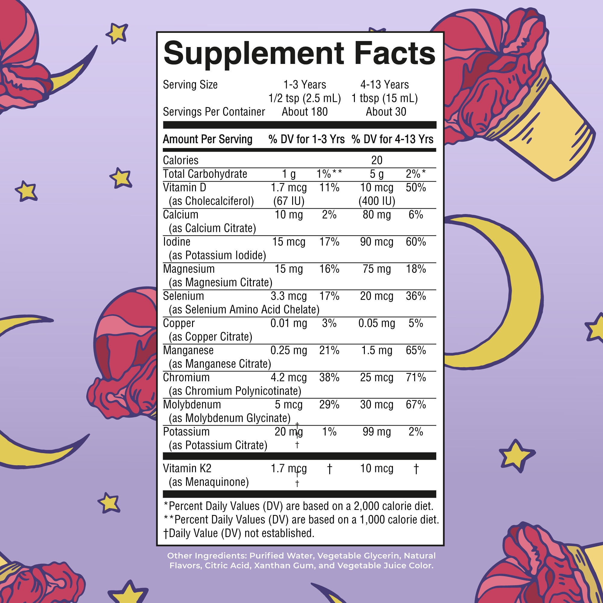 MaryRuth's Kids Liquid Nighttime Multimineral - Berry Sherbet, Sugar Free - 15.22 fl oz