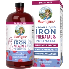 MaryRuth's Berry Prenatal Postnatal Iron Liquid Supplement - 15.22 oz