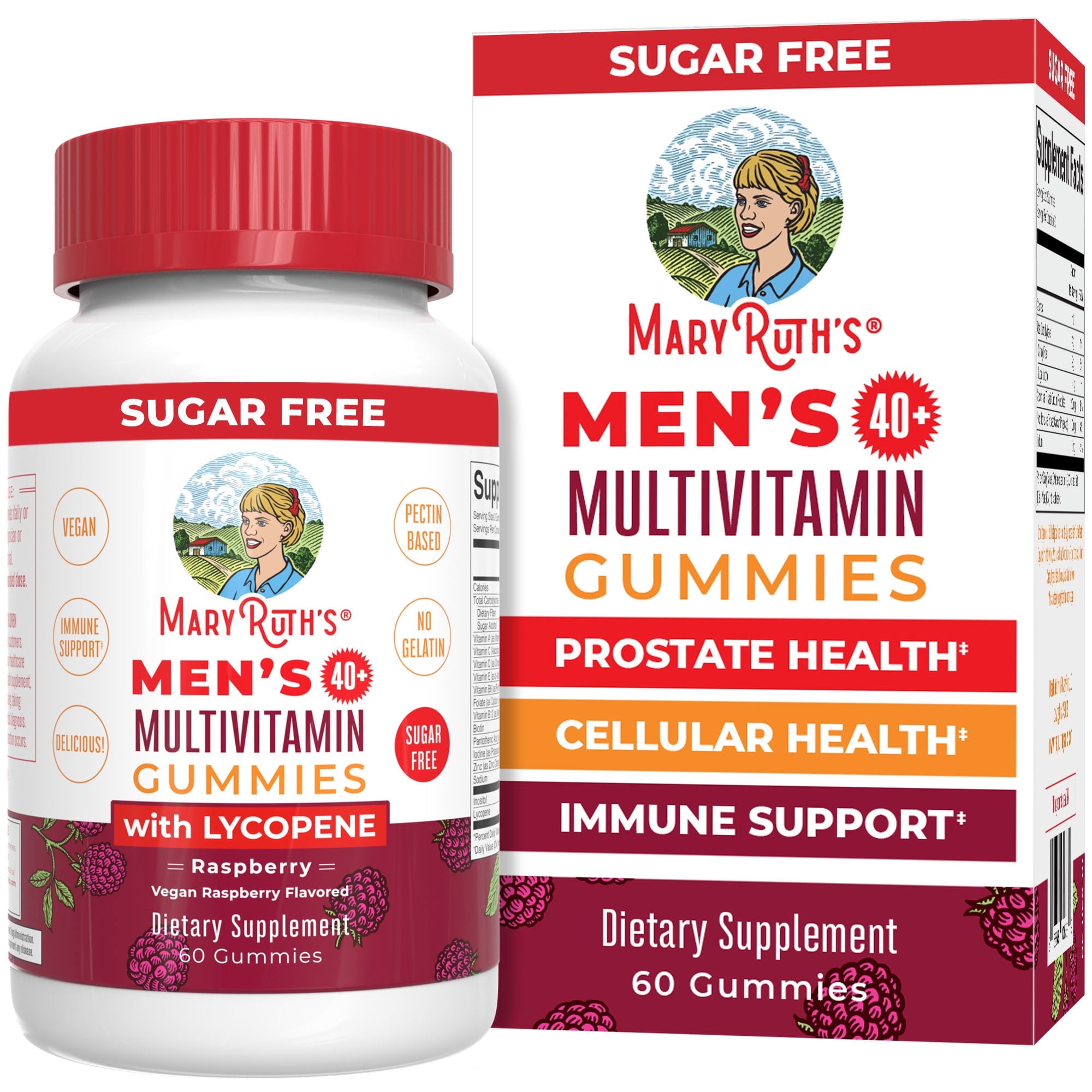 MaryRuth's Men's Health Multivitamin Supplements with Lycopene by MaryRuth - Vegan & Non-GMO, 60 Count