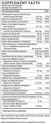 THORNE Basic Nutrients 2/Day Multivitamin - Optimal Bioavailability - Gluten, Dairy & Soy-Free - 60 Caps