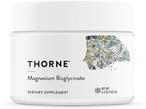 THORNE Magnesium Bisglycinate Powder - Restful Sleep, Muscle Relaxation, Heart Health - NSF Certified - 60 Servings