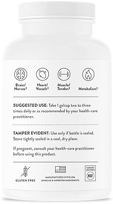 THORNE Super EPA Omega-3 Supplement 425mg EPA & 270mg DHA - Brain, Heart, Joint, Skin Support - 90 Gelcaps