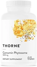 THORNE Curcumin Phytosome 1000mg (Meriva) Capsules - High Absorption - Supports Joint, Muscle, GI, Liver, Brain - 120ct