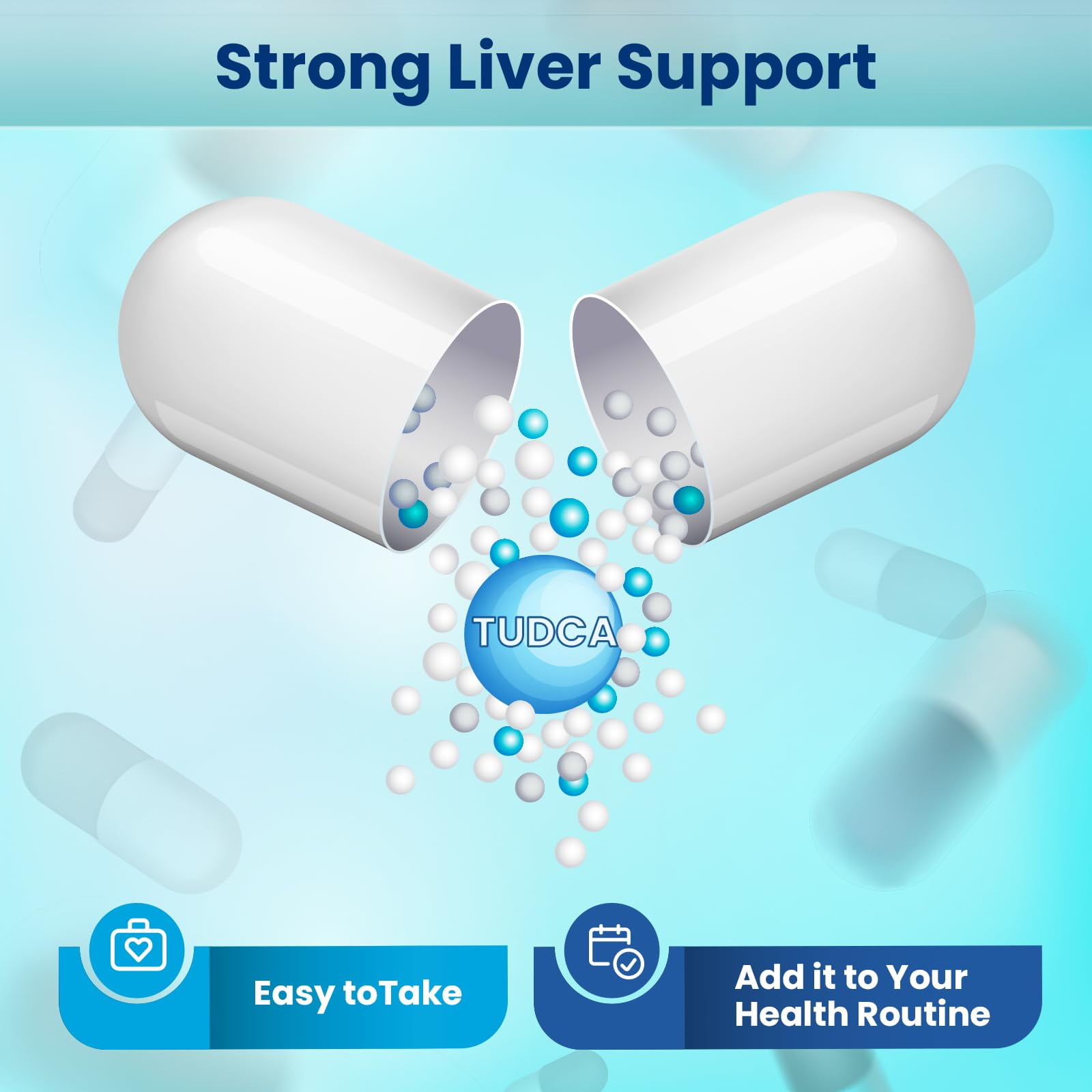 İngreens Powerful 1450MG TUDCA Liver Support Supplement for Detox & Repair, 60 Capsules