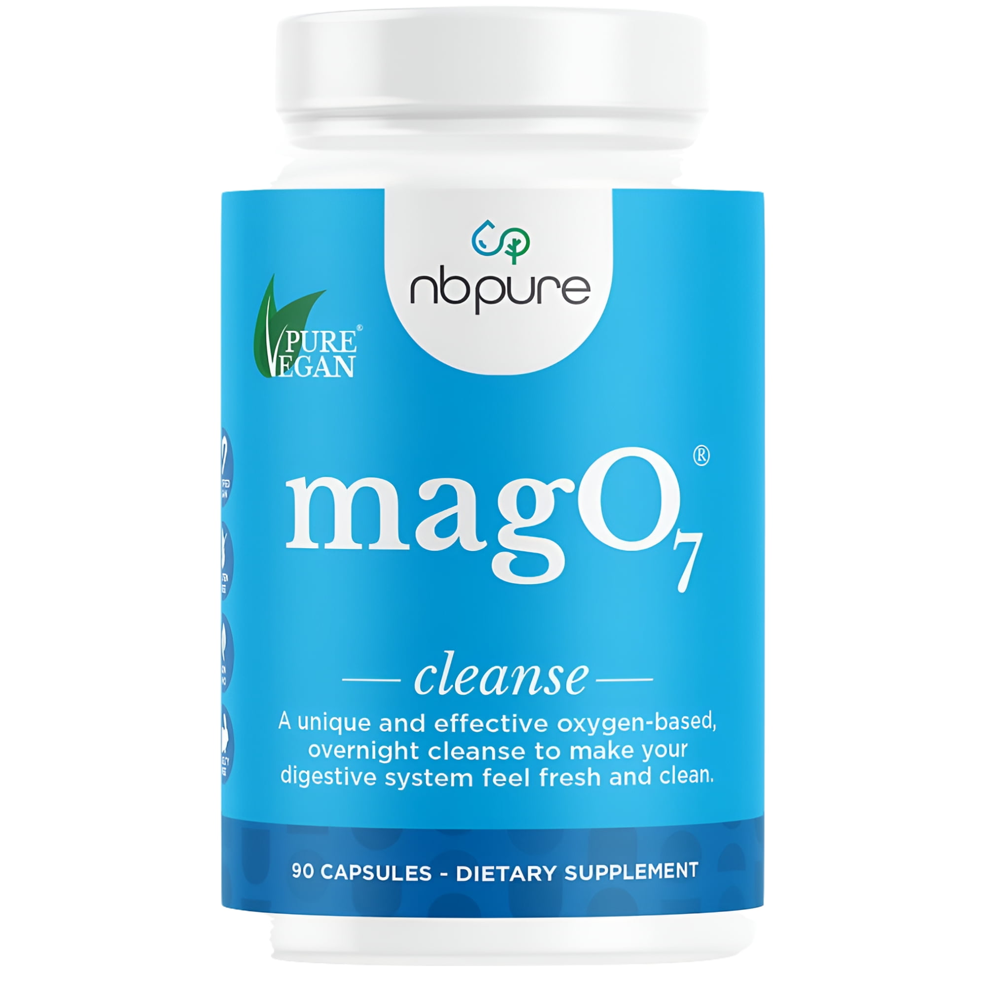 NB Pure MagO7 Digestive Cleanse & Detox Capsules - 90 Count