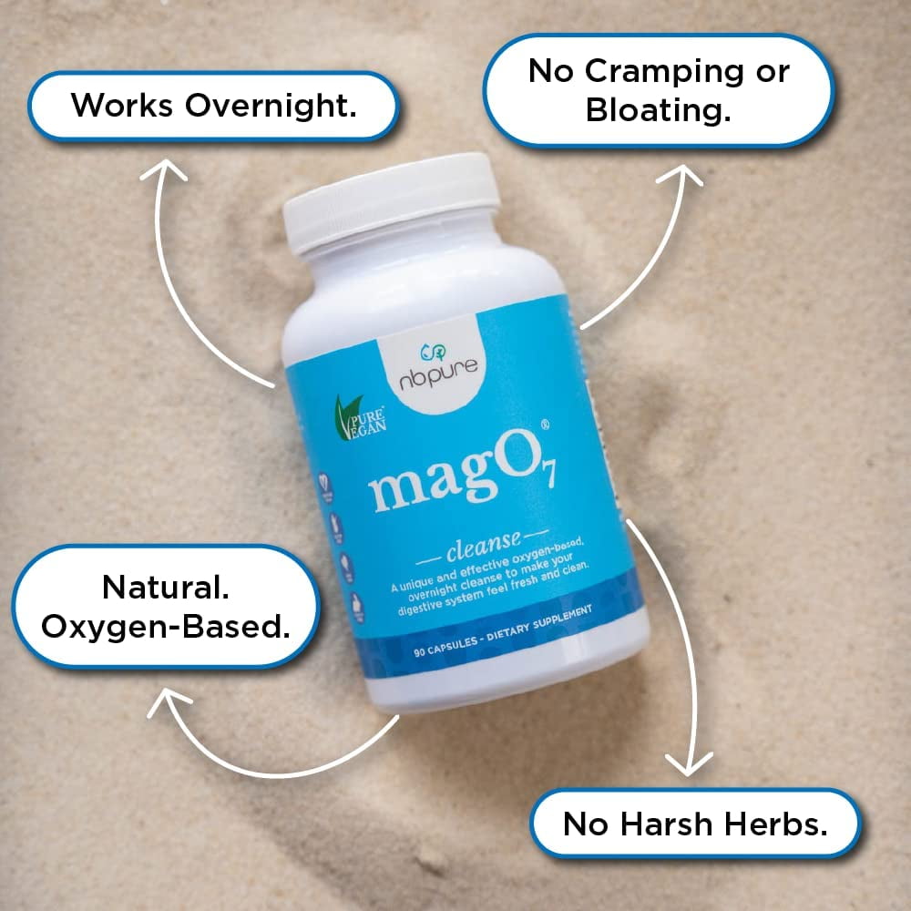NB Pure MagO7 Digestive Cleanse & Detox Capsules - 90 Count