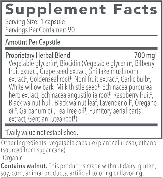 Biocidin 90 Capsules - Natural Immune Support Supplement
