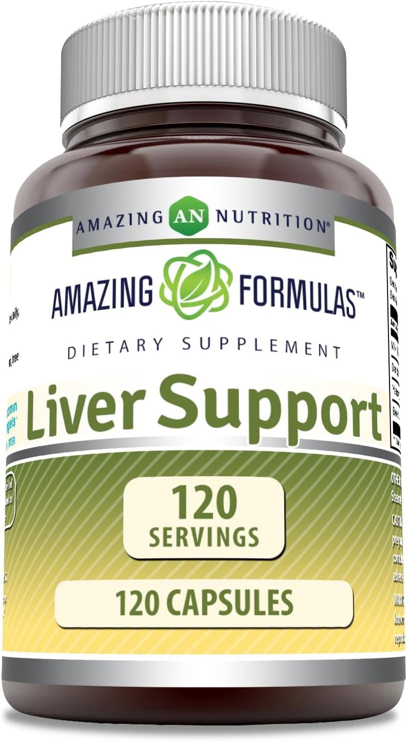 Amazing Formulas (Non-GMO) - 120 Count Liver Support Capsules