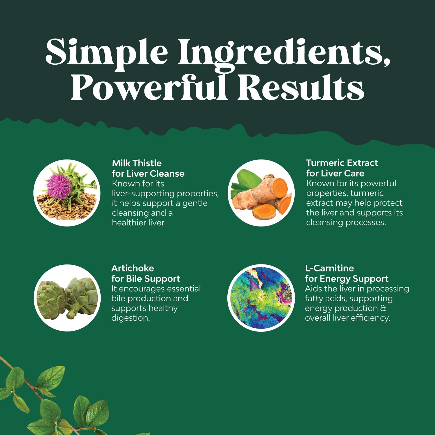 Natures Craft Herbal Liver Detox Gummies with Milk Thistle & Turmeric - Vegan & Non-GMO - Sweet Lemon (30 Servings)
