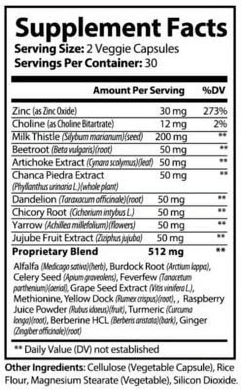 Research Labs Premium Liver Detox Cleanse with Milk Thistle & 23 Powerful Herbs - Doctor Recommended